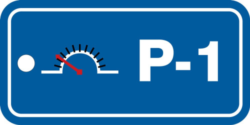 Energy Source Standard Tag: P-_ (Pneumatic) Number: 1 Adhesive Dura-Vinyl 1/Each - TDF701XVE