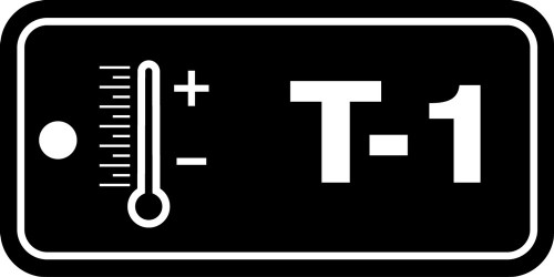 Energy Source Identification Standard Tag: Thermal Number: 5 Adhesive Dura-Vinyl 5/Pack - TDF805XVM