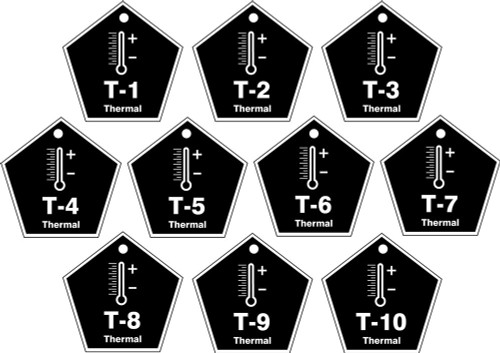 ENERGY SOURCE ID TAG - SERIES PACKAGE Number: Series 1 - 10 Plastic 10/Pack - TDK820VPR