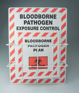 Safety Sign: Bloodborne Pathogen Control Center 20" x 15" - ZLT165