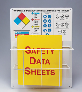 Aluminum Basket Center Board: Safety Data Sheets Board with Kit 1/Each - ZRS349