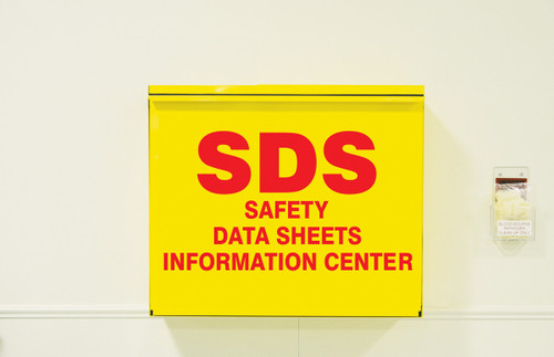 SDS Storage Cabinet: SDS Information Center English Cabinet Kit 1/Each - ZRS389