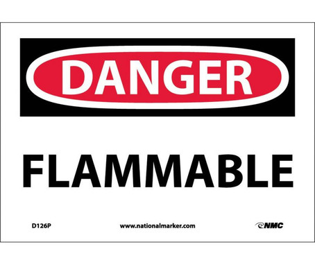 Danger: Flammable - 7X10 - PS Vinyl - D126P