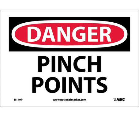 Danger: Pinch Points - 7X10 - PS Vinyl - D149P