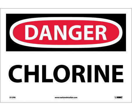 Danger: Chlorine - 10X14 - PS Vinyl - D15PB