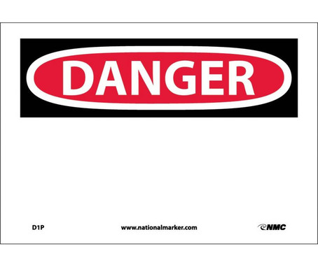 Danger: (Header Only) - 7X10 - PS Vinyl - D1P