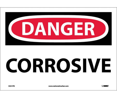 Danger: Corrosive - 10X14 - PS Vinyl - D251PB