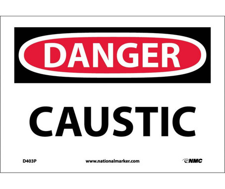Danger: Caustic - 7X10 - PS Vinyl - D403P