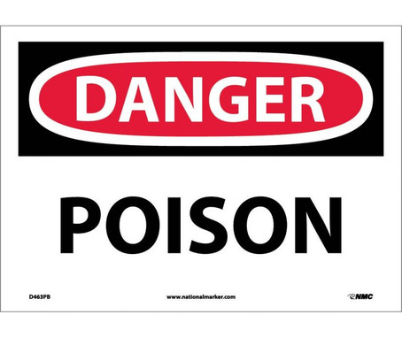Danger: Poison - 10X14 - PS Vinyl - D463PB