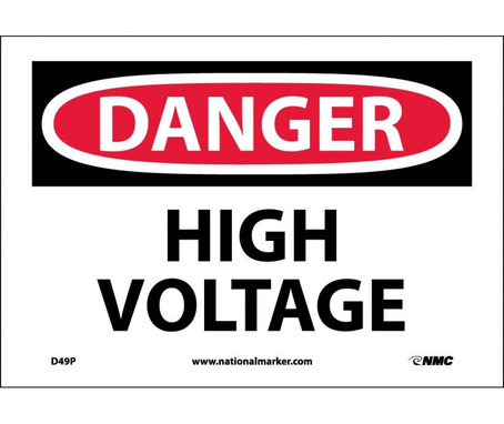 Danger: High Voltage - 7X10 - PS Vinyl - D49P