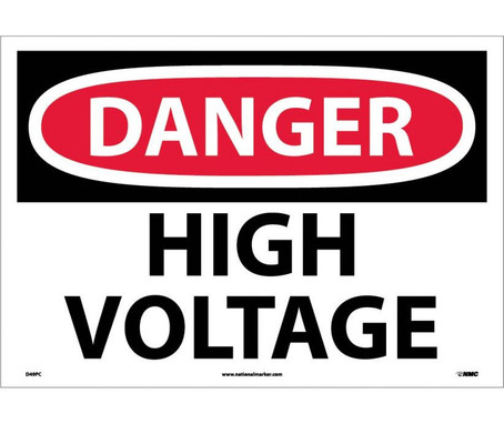 Danger: High Voltage - 14X20 - PS Vinyl - D49PC
