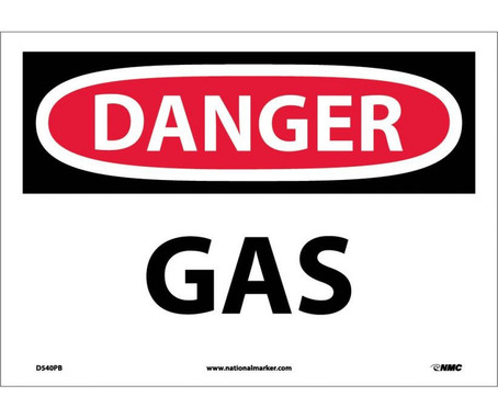 Danger: Gas - 10X14 - PS Vinyl - D540PB