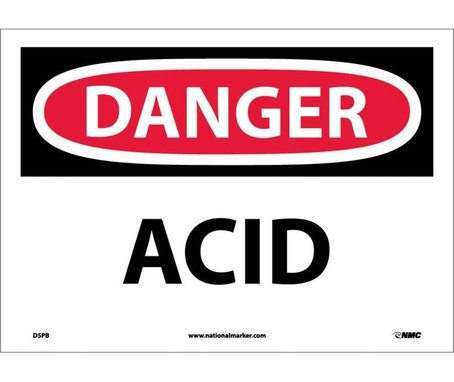 Danger: Acid - 10X14 - PS Vinyl - D5PB
