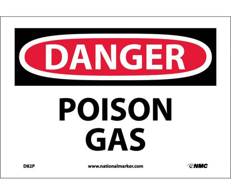 Danger: Poison Gas - 7X10 - PS Vinyl - D82P