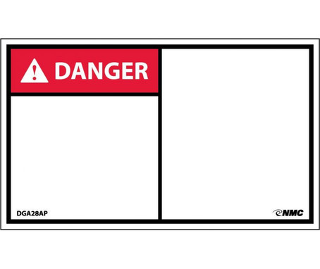 Danger: Blank - 3X5 - PS Vinyl - Pack of 5 - DGA28AP