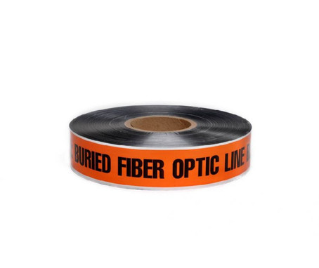 Detectable Underground Tape - Caution Fiber Optic Line Below  - 2"X1000' - DT2 OFBO