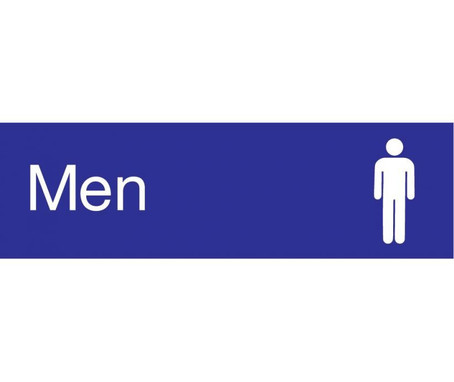 Engraved - Men - Graphic - 3X10 - Blue - 2Ply Plastic - EN14BL