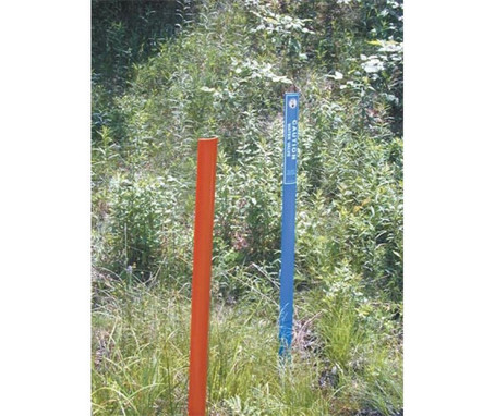 Utility Pole - Orange - 4 Foot - Polymer - EZ4O