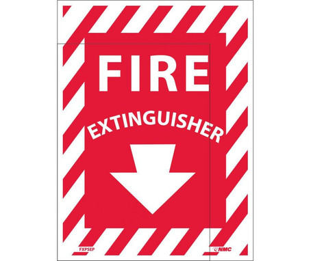Fire Extinguisher - 12X9 - PS Vinyl - FXPSEP