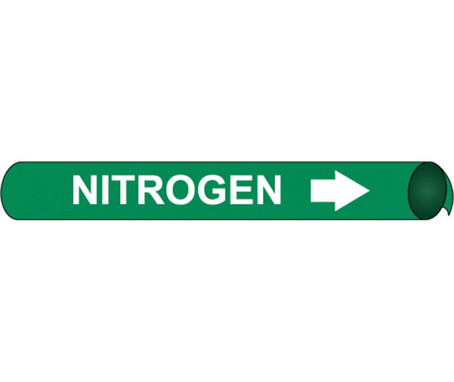 Pipemarker Strap-On - Nitrogen W/G - Fits 8"-10" Pipe - G4074