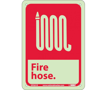 Fire - Fire Hose - 10X7 - Rigid Plasticglow - GFGA1R