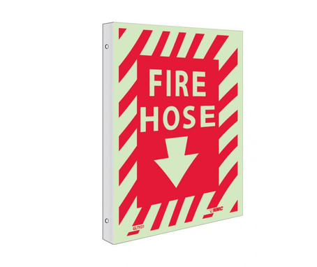 Fire - Fire Hose - 12X9 - Plastic Flangedglow - GLTV21