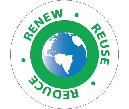 Renew Reuse - Reduce - (Graphic) - 2Dia - PS Vinyl - Pack of 25 - HH96
