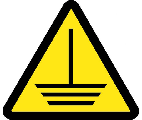 Label - Graphic For Electric Ground Hazard - 2In Dia - PS Vinyl - ISO255AP