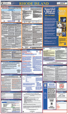Labor Law Poster - Rhode Island (Spanish)State And Federal - LLPS-RI
