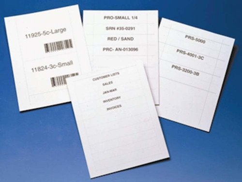 Laser Insert Sheets - 1.625X8 - 300/Pk - LN153