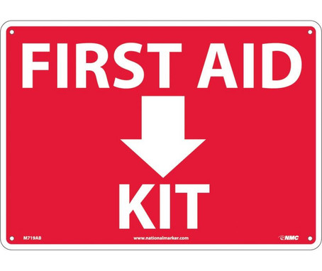 First Aid (Arrow) Kit - 10X14 - .040 Alum - M757AB