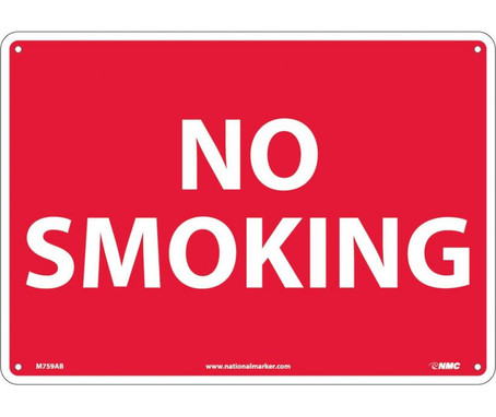No Smoking - 10X14 - .040 Alum - M759AB