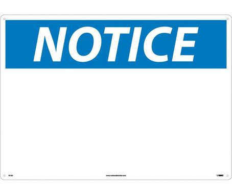 Notice: Blank - 20X28 - .040 Alum - N1AD