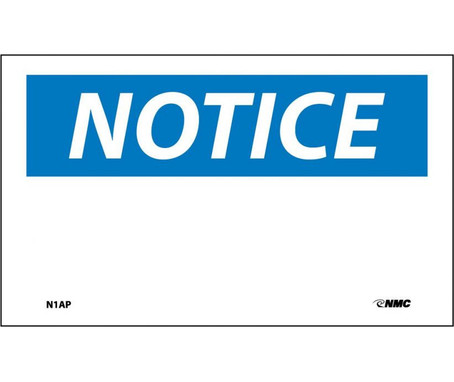 Notice: Blank - 3X5 - PS Vinyl - Pack of 5 - NGA15AP