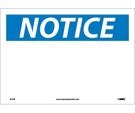 Notice: (Heading Only) - 10X14 - PS Vinyl - N1PB