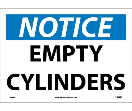 Notice: Empty Cylinders - 10X14 - PS Vinyl - N24PB