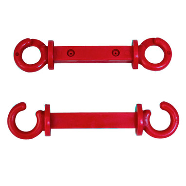 C-Hook - 2" Red - Packs Of 5 - PCHR