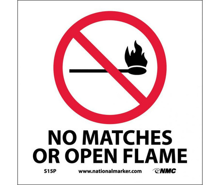 No Matches Open Flame (W/Graphic) - 7X7 - PS Vinyl - S15P