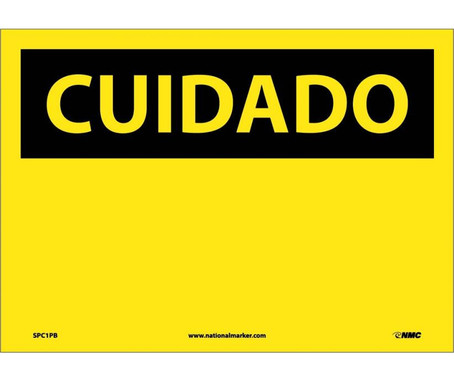 Cuidado - (Blank) - (Spanish) - 10X14 - PS Vinyl - SPC1PB