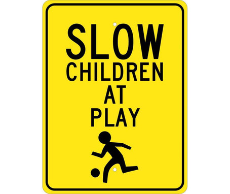 Slow Children At Play (Graphic) 24X18 - .080 Egp Ref Alum - TM164J