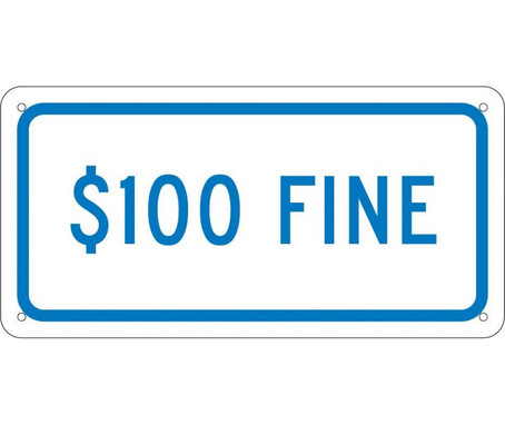 $100 Fine - 6X12 - .040 Alum - TMA7G