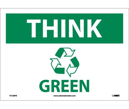 Think (Graphic) Green - 10X14 - PS Vinyl - TS138PB