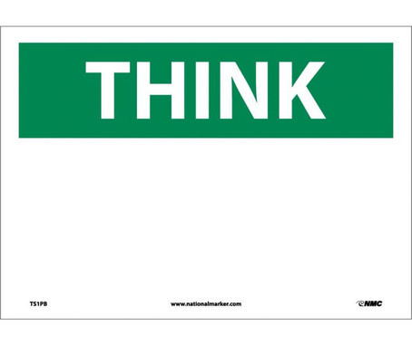 Think - (Heading Only) - 10X14 - PS Vinyl - TS1PB