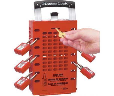 Group Lock Box Latch Tight Design - Red - 503R