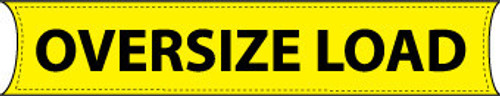 Banner - Oversize Load - 8Ft X 18In - Reinforced Nylon - BT2