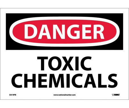 Danger: Toxic Chemicals - 10X14 - PS Vinyl - D319PB