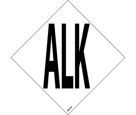 Nfpa Label Symbol - Alk - 4" (Pack of 5) - PS Vinyl - DCL134