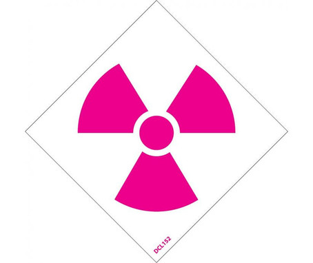 Nfpa Label Symbol - Radiation - 2" (Pack of 5) - PS Vinyl - DCL152
