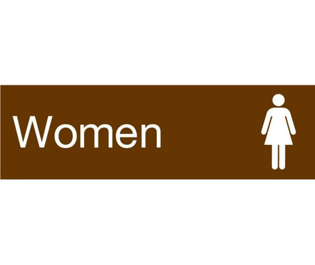 Engraved - Women (Graphic) - 3X10 Brown - 2 Ply Plastic - EN24BN