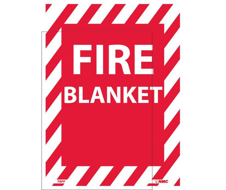 Fire Blanket - 12X9 - PS Vinyl - FBPP